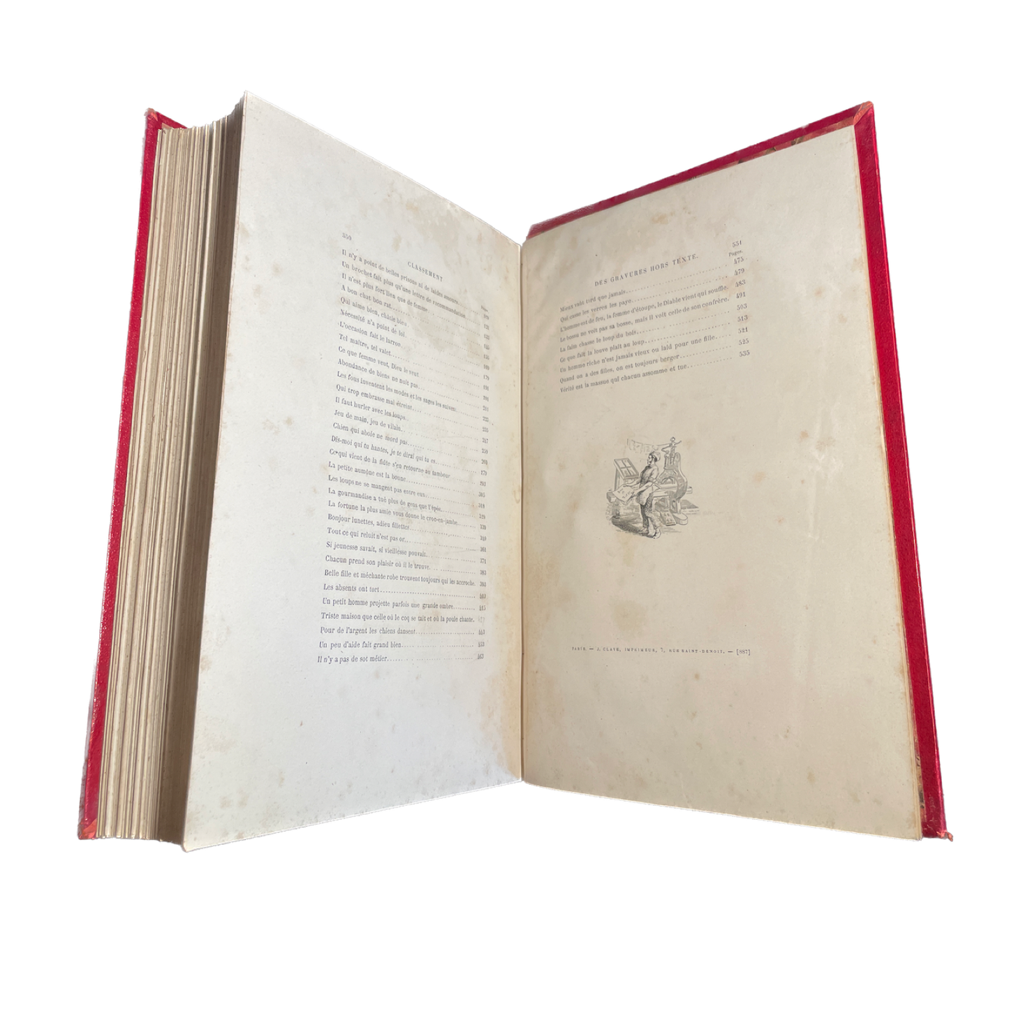 1860 - GRANDVILLE, QUITARD. Cent Proverbes