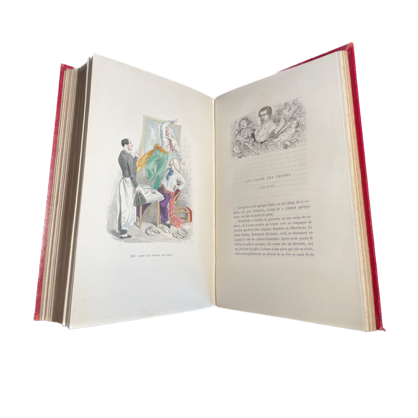 1860 - GRANDVILLE, QUITARD. Cent Proverbes