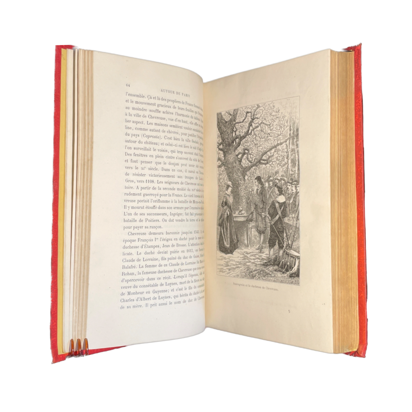 1884 - LEVALLOIS (Jules) - Autour de Paris, promenades historiques