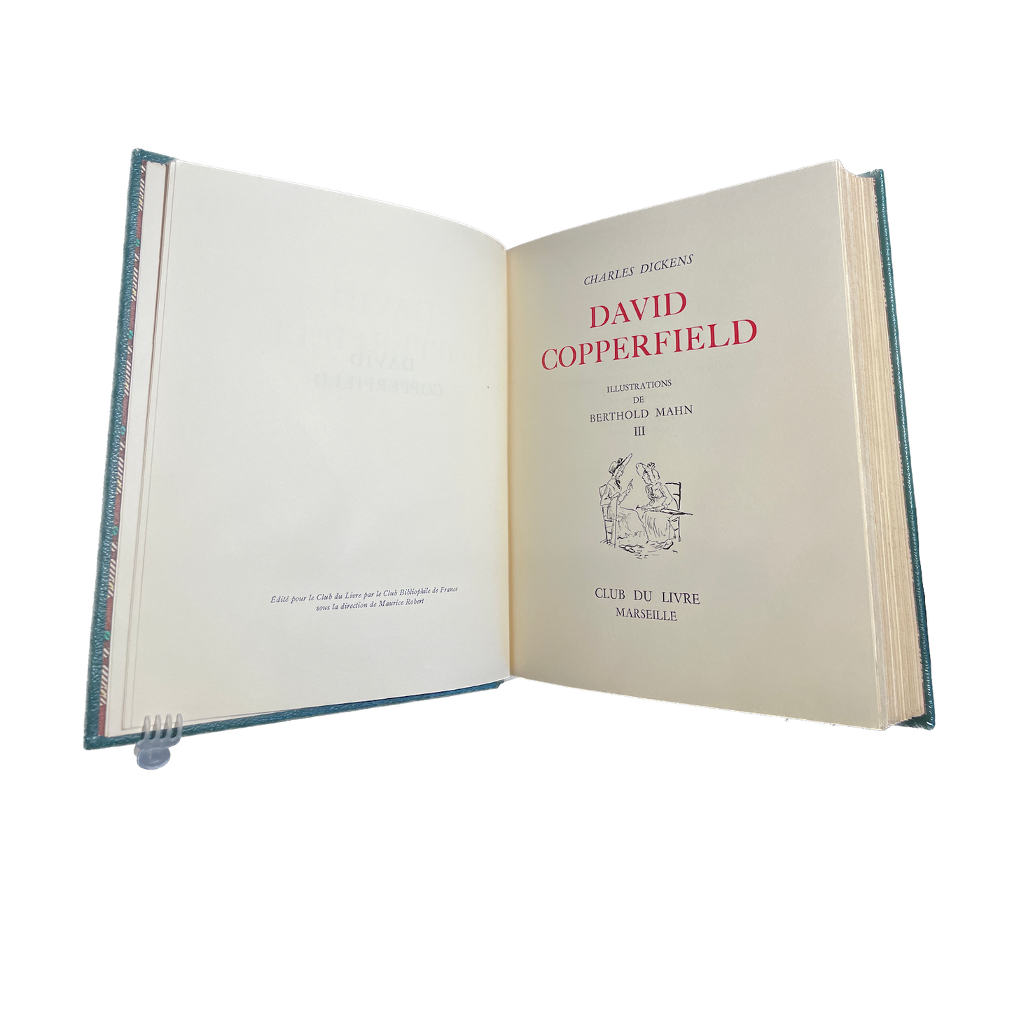 1948 - DICKENS (Charles). David Copperfield - Illustrations de Berthold Mahn