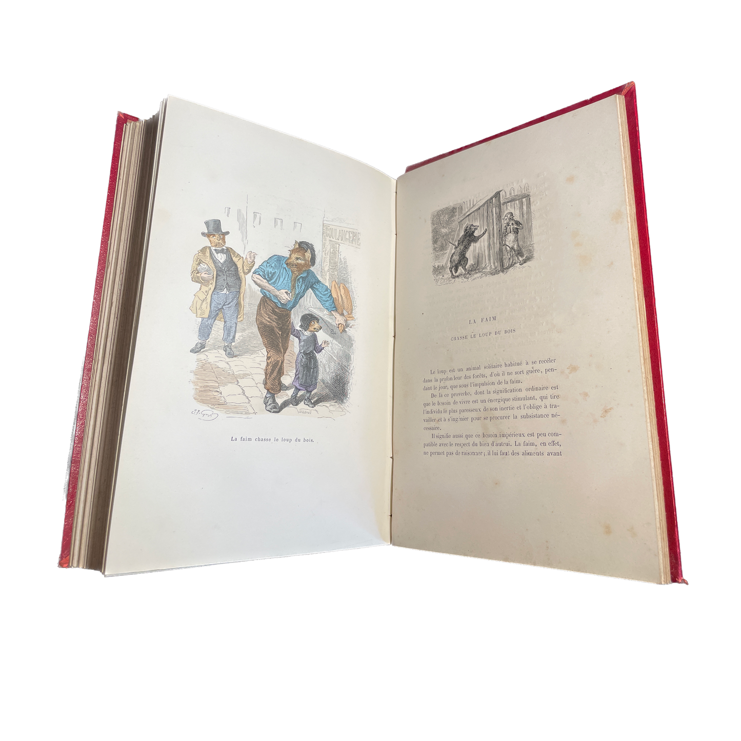 1860 - GRANDVILLE, QUITARD. Cent Proverbes