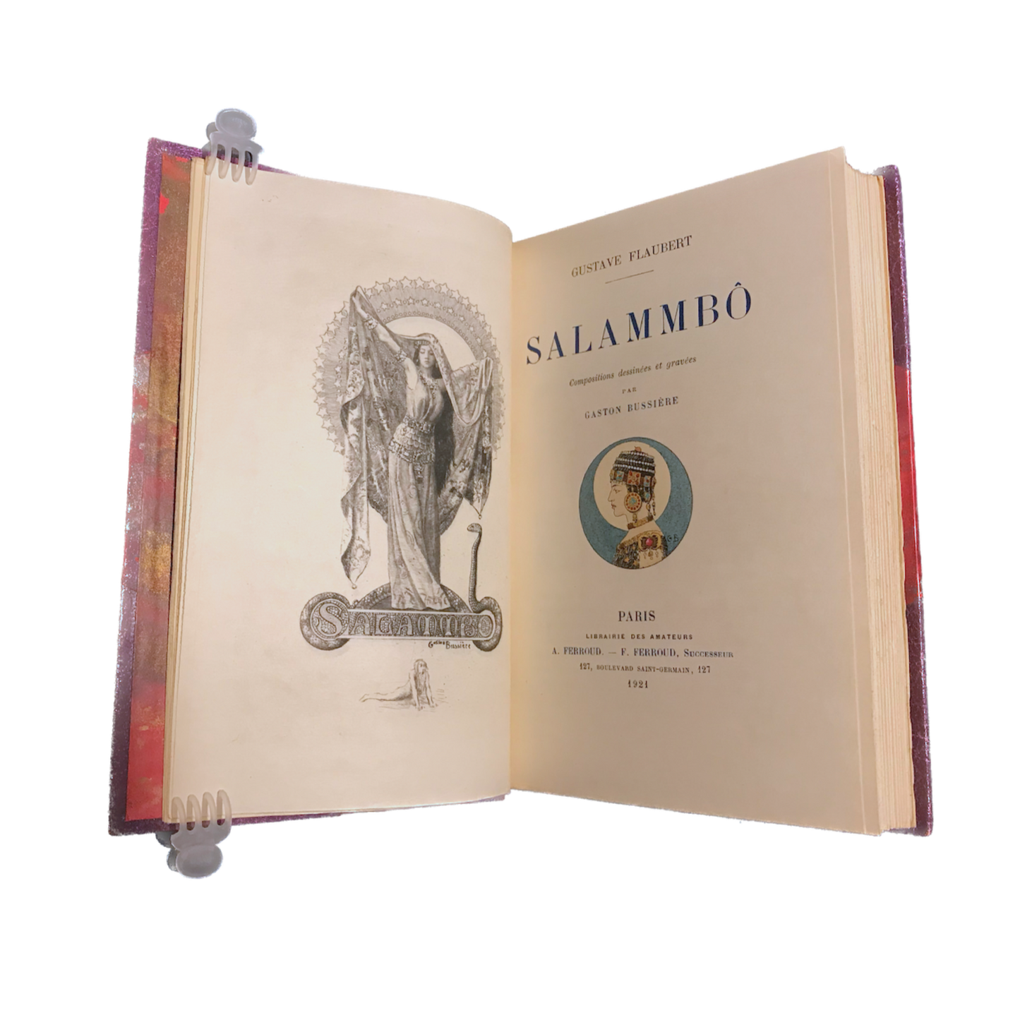 1921 - FLAUBERT (Gustave). Salammbô