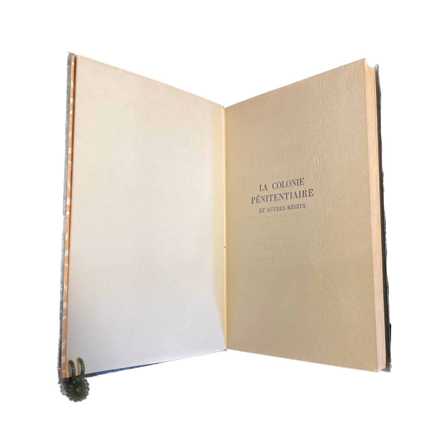 1948 - Franz KAFKA. La colonie pénitentiaire - Cartonnage PRASSINOS