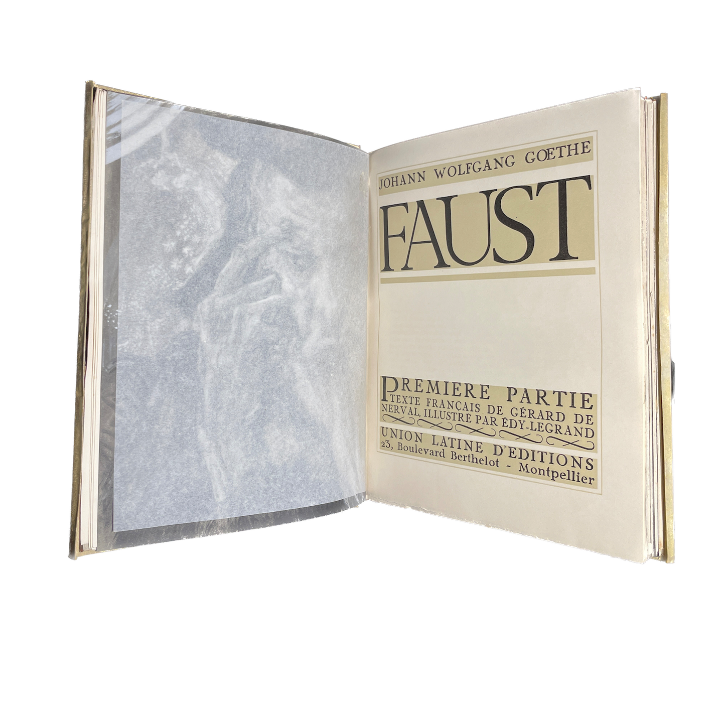 1942 - GOETHE - Faust et le second Faust, texte français de Gérard de Nerval illustré par Edy-Legrand