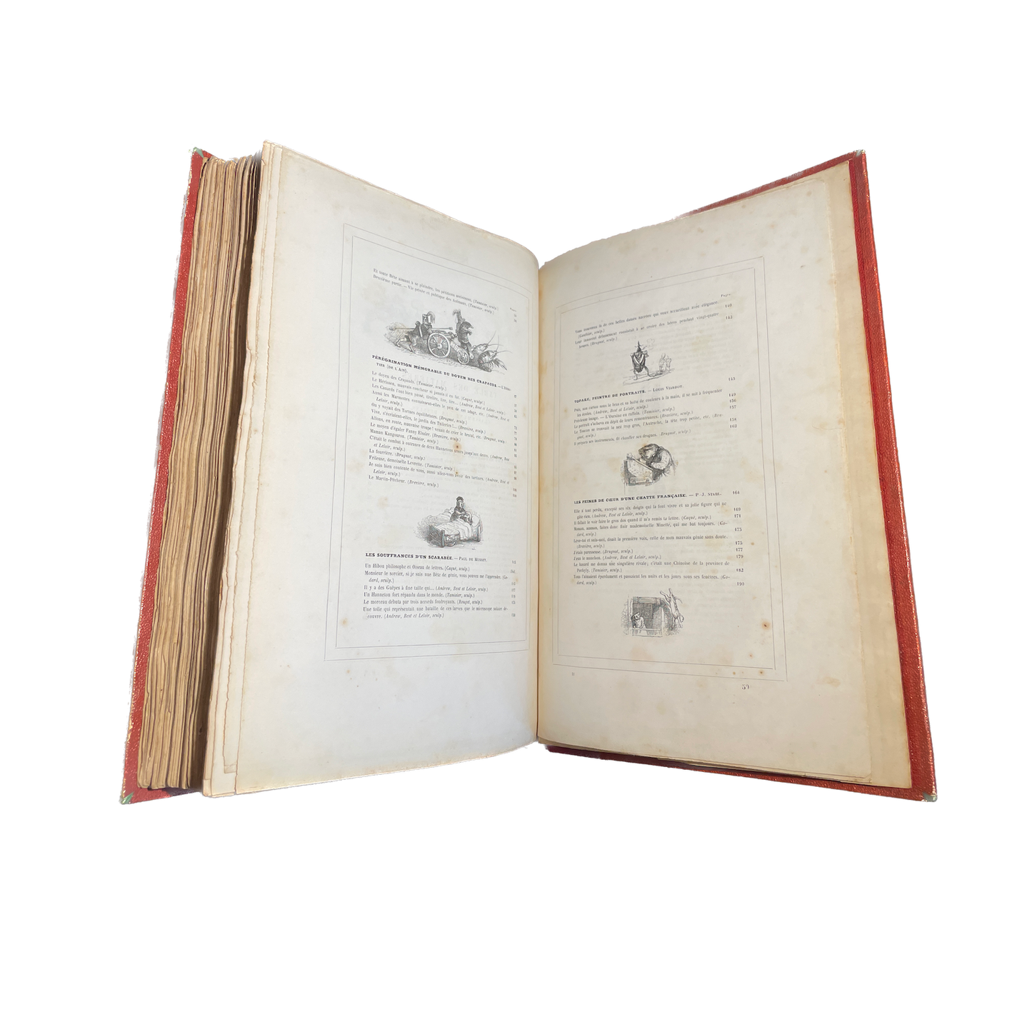 1842 - GRANDVILLE - DE STAHL. Scènes de la vie privée et publique des animaux