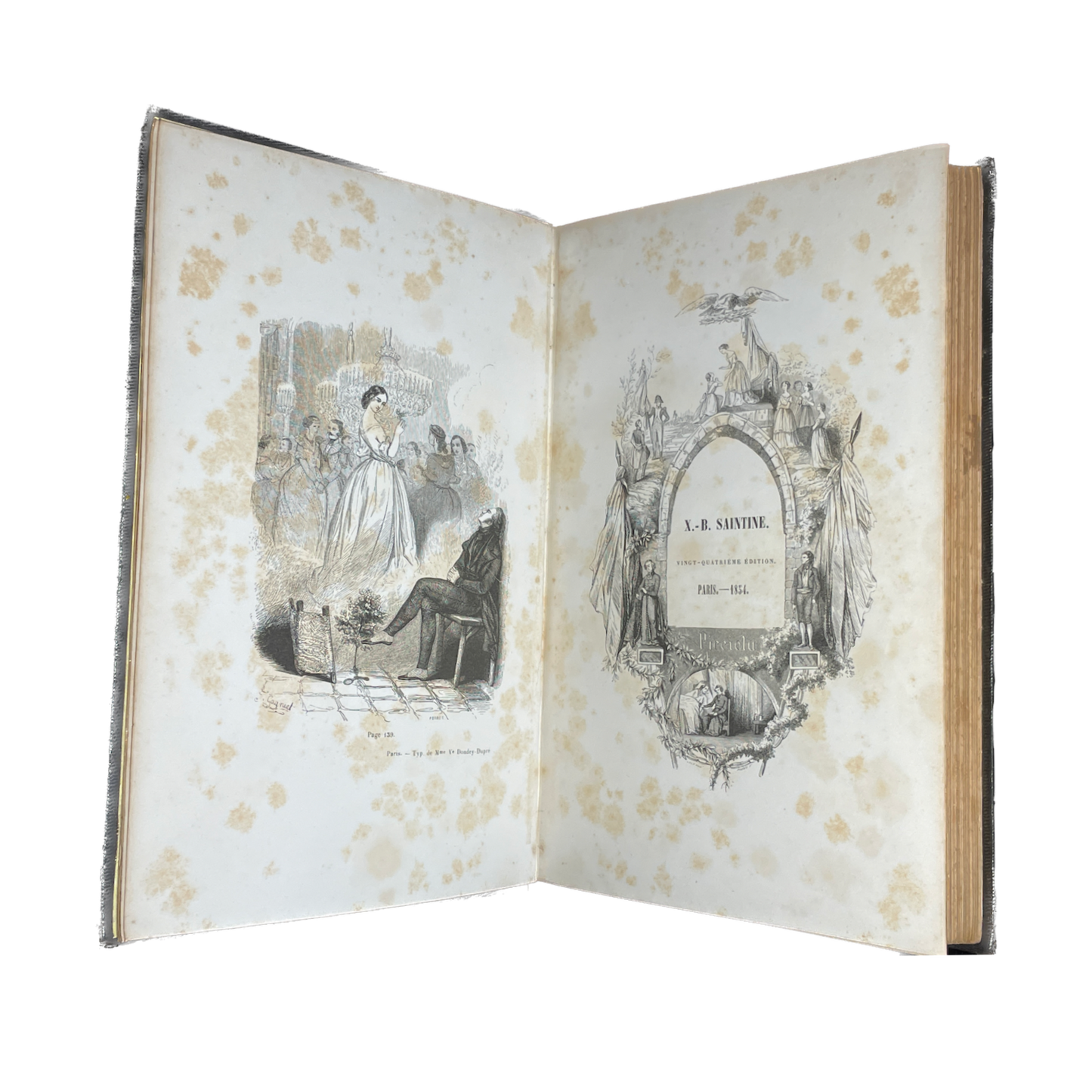 1854 - X-B SAINTINE - PICCIOLA - 24e Edition