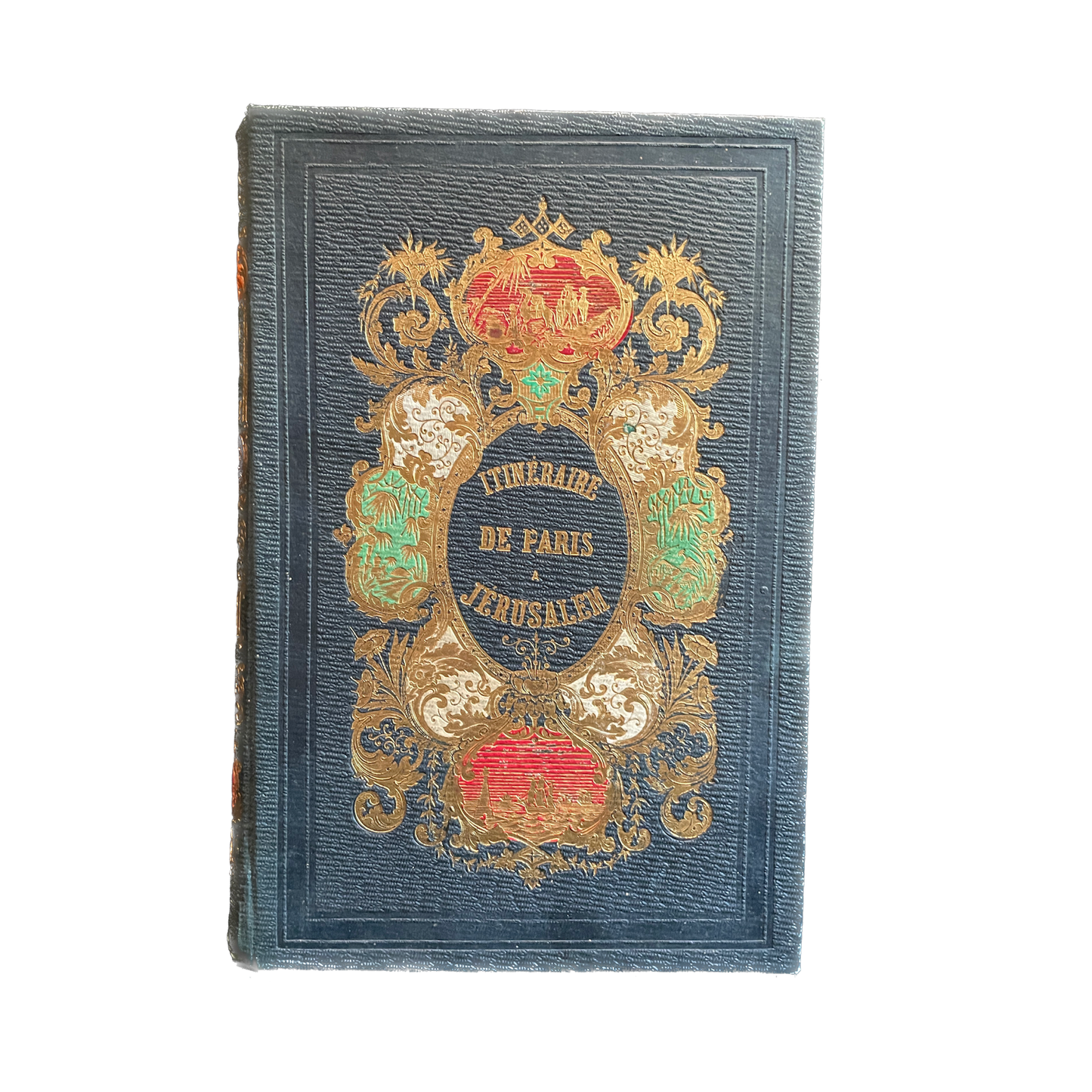 1862 - Chateaubriand - Itinéraire de Paris a Jérusalem illustré