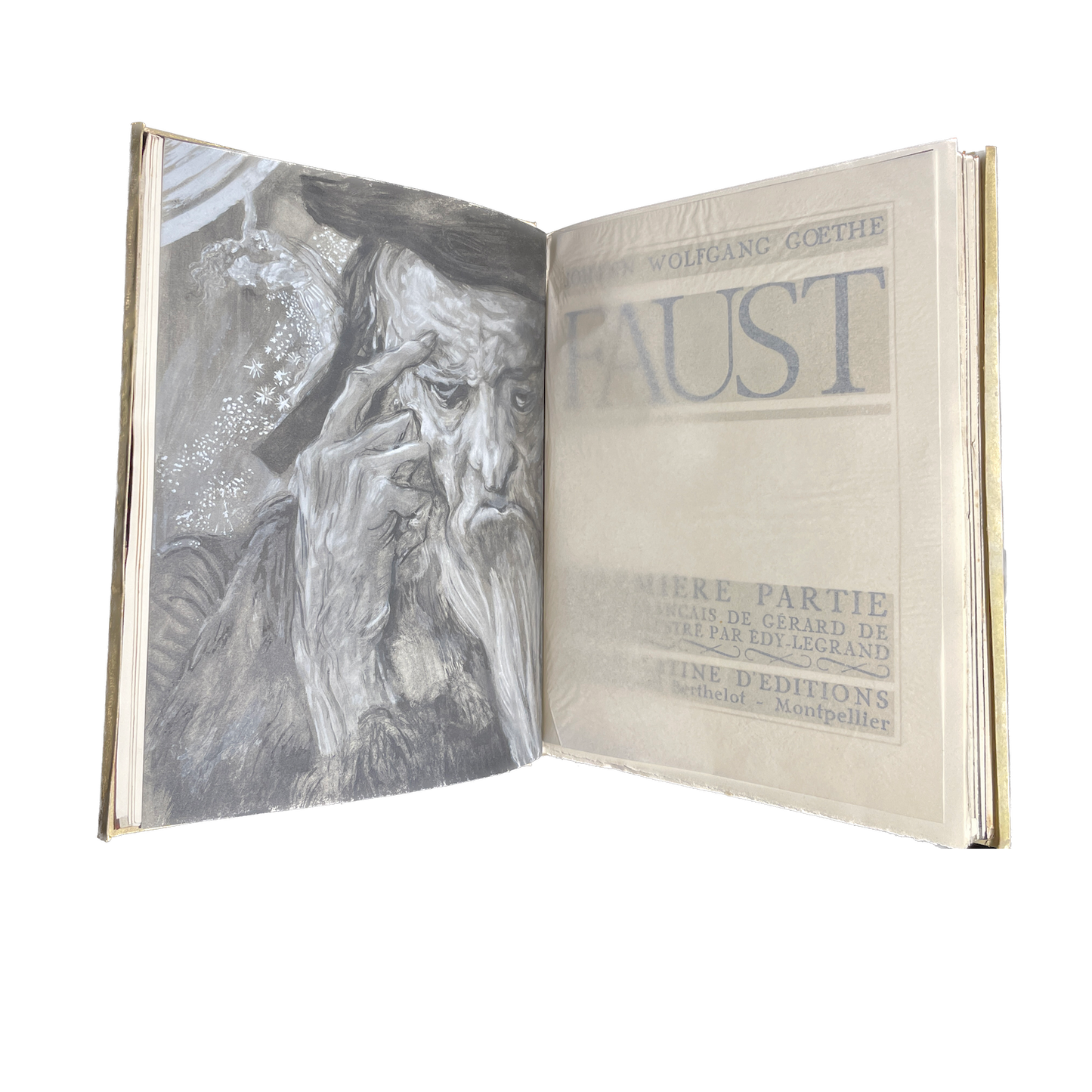 1942 - GOETHE - Faust et le second Faust, texte français de Gérard de Nerval illustré par Edy-Legrand