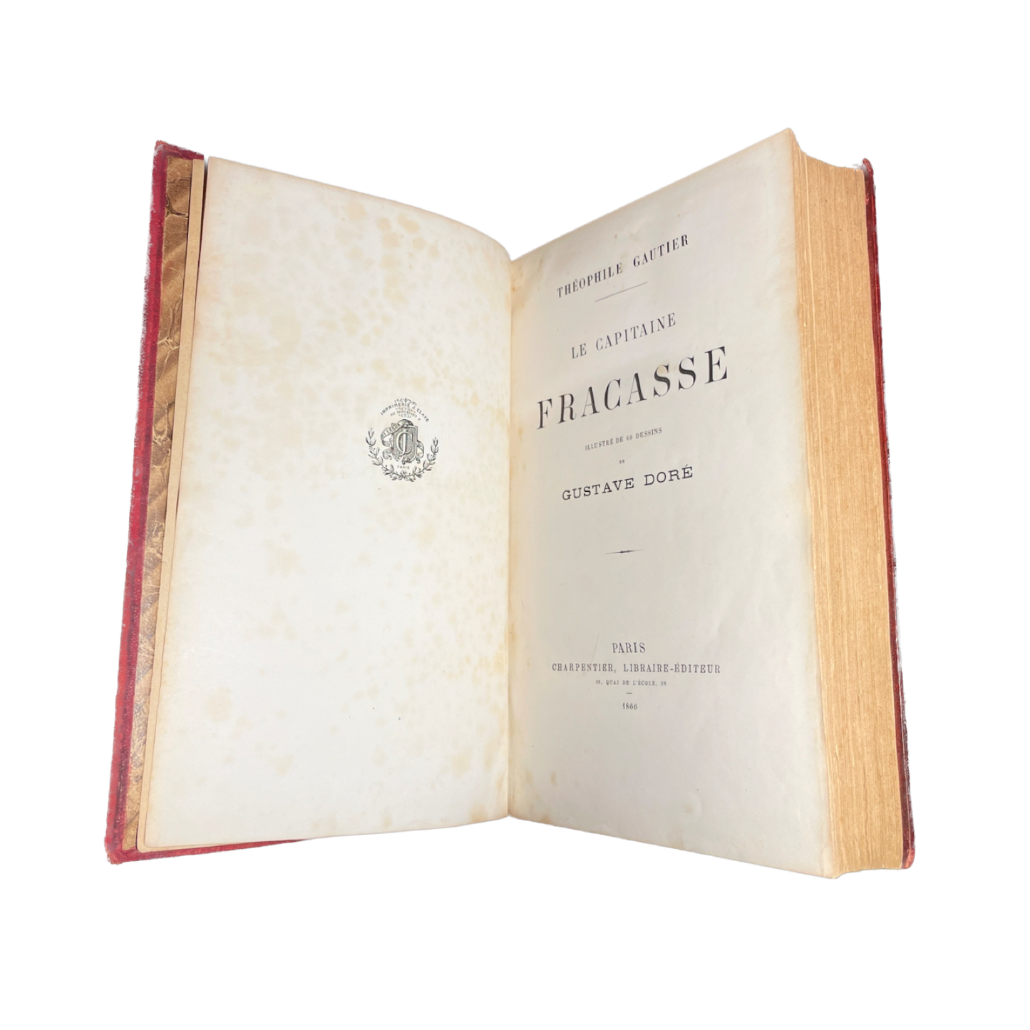 1866 - GAUTIER (THÉOPHILE) - Le Capitaine Fracasse