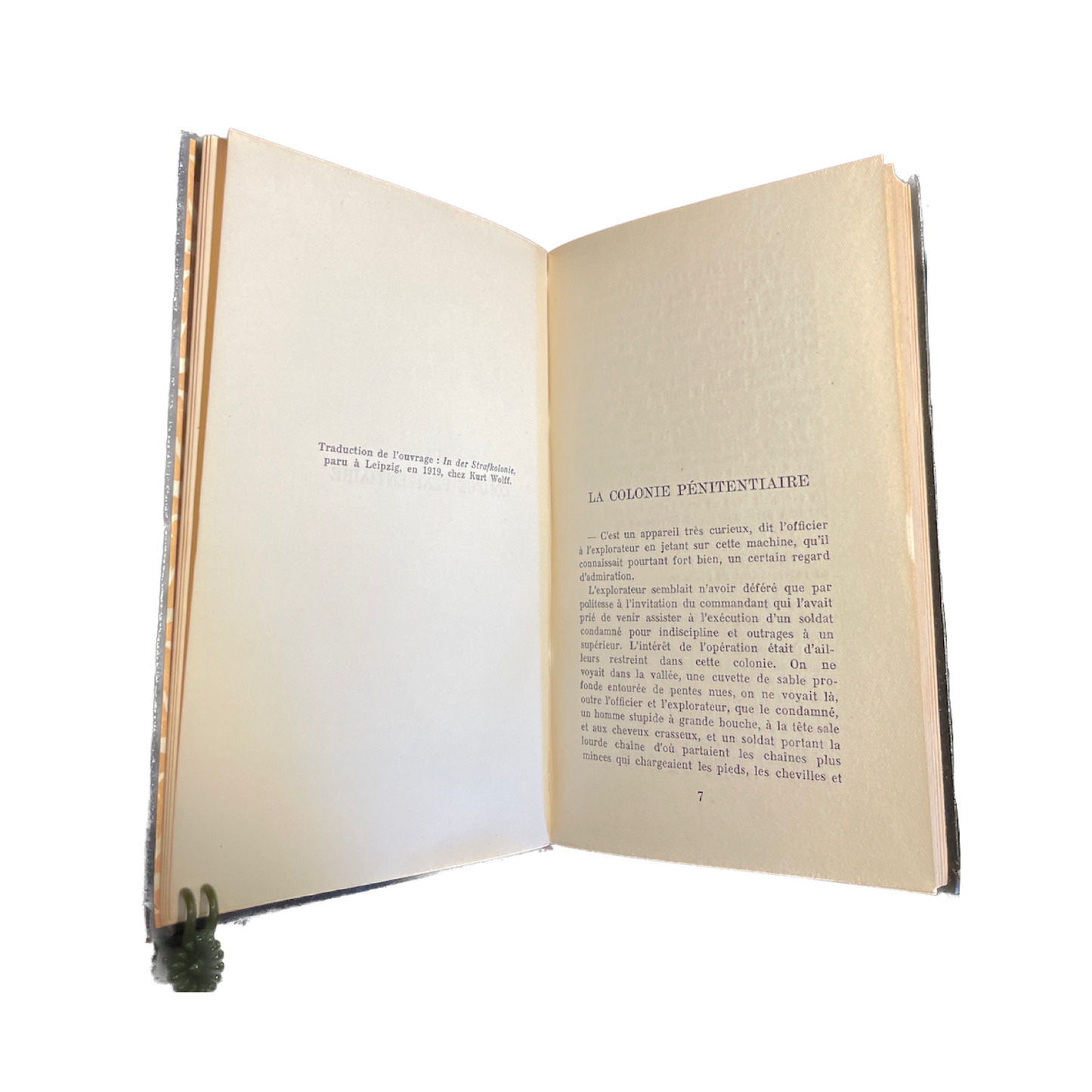 1948 - Franz KAFKA. La colonie pénitentiaire - Cartonnage PRASSINOS