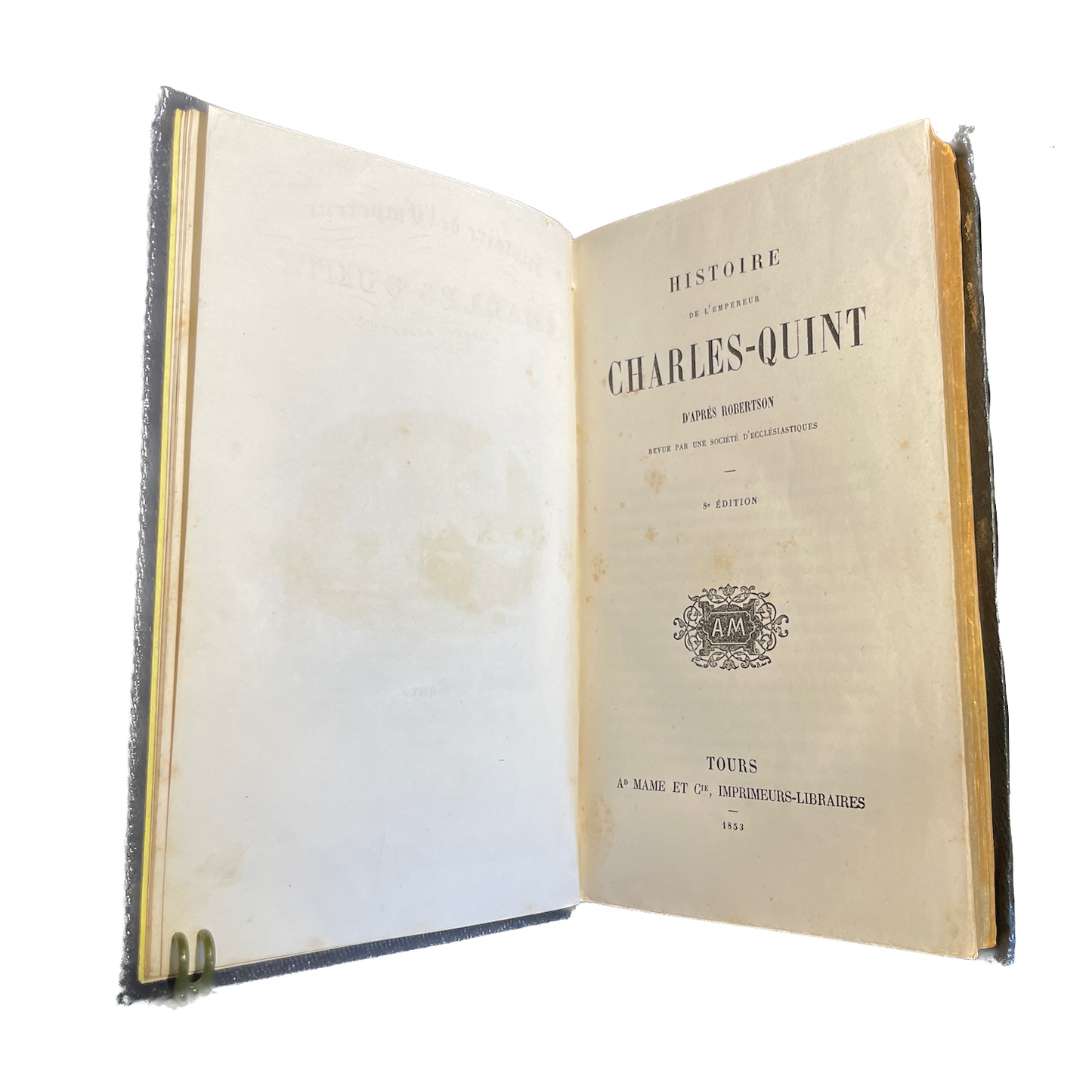 Histoire de l'Empereur Charles Quint d'après Robertson