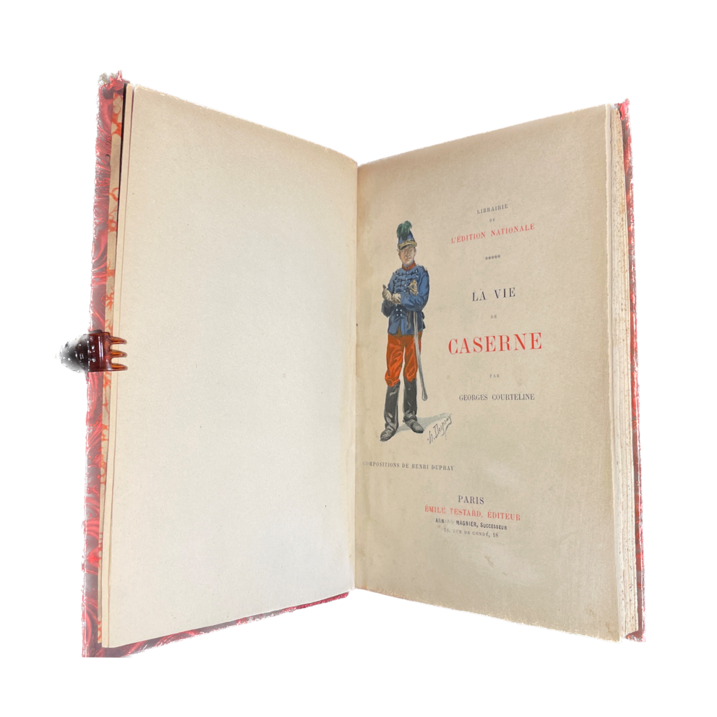1896 - COURTELINE (Georges). La Vie de caserne