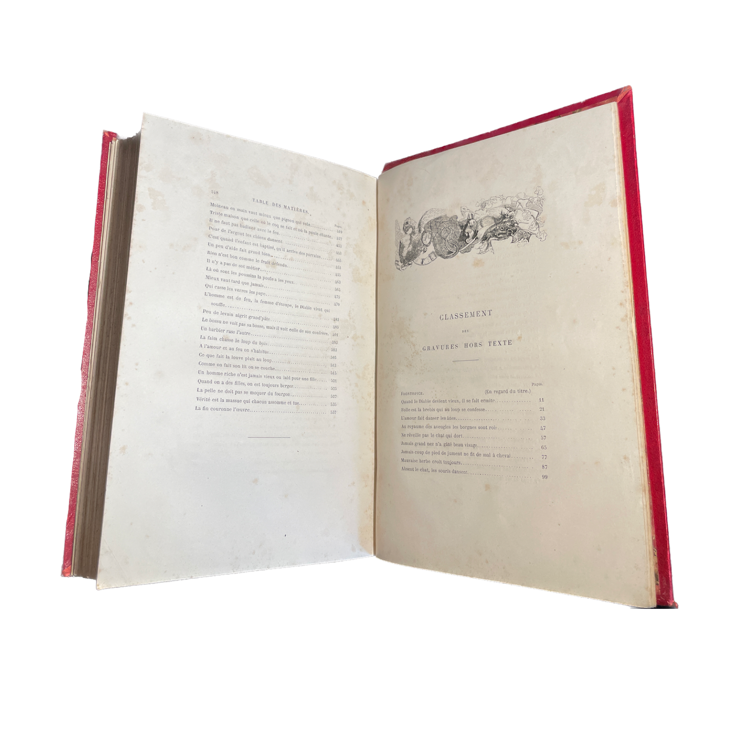 1860 - GRANDVILLE, QUITARD. Cent Proverbes