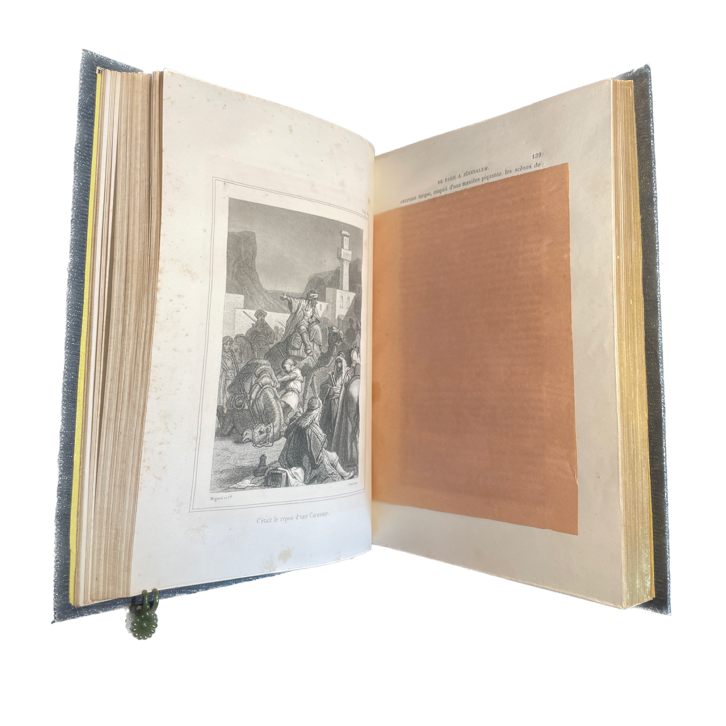 1862 - Chateaubriand - Itinéraire de Paris a Jérusalem illustré