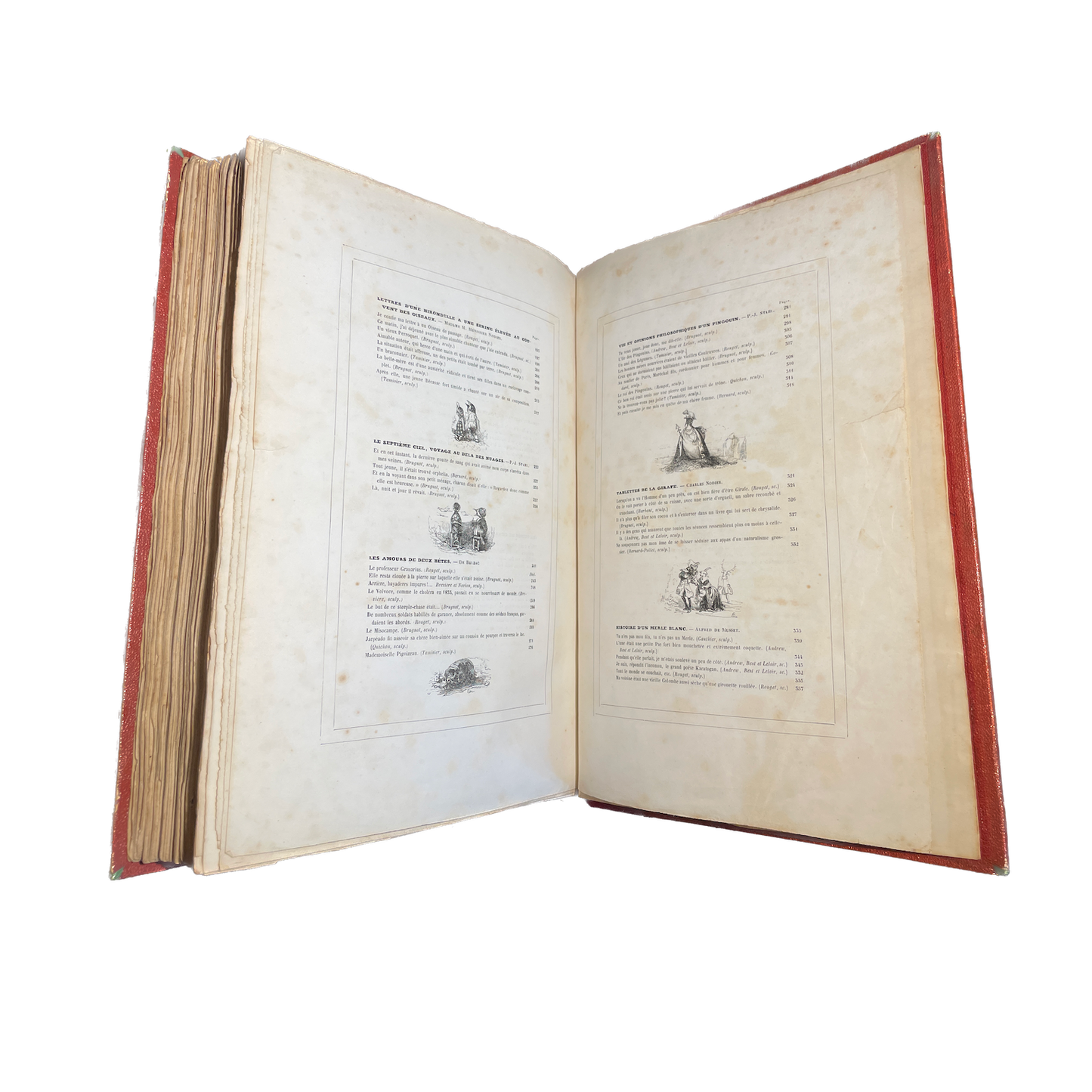 1842 - GRANDVILLE - DE STAHL. Scènes de la vie privée et publique des animaux