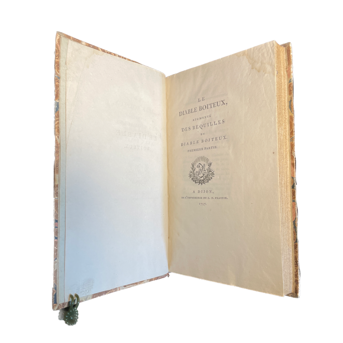 1797 - LE SAGE (Alain-René). Le diable boiteux augmenté des béquilles du diable boiteux