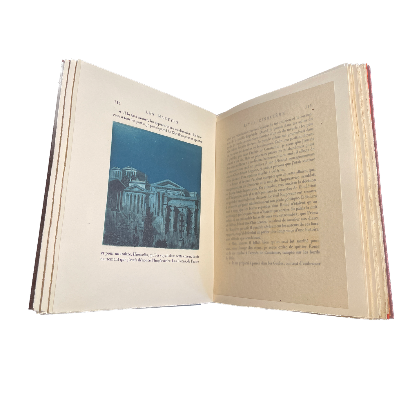 1942 - CHATEAUBRIAND (François-René de) - Les Martyrs ou le Triomphe de la Religion Chrétienne - Eaux-fortes originales de Raoul Serres