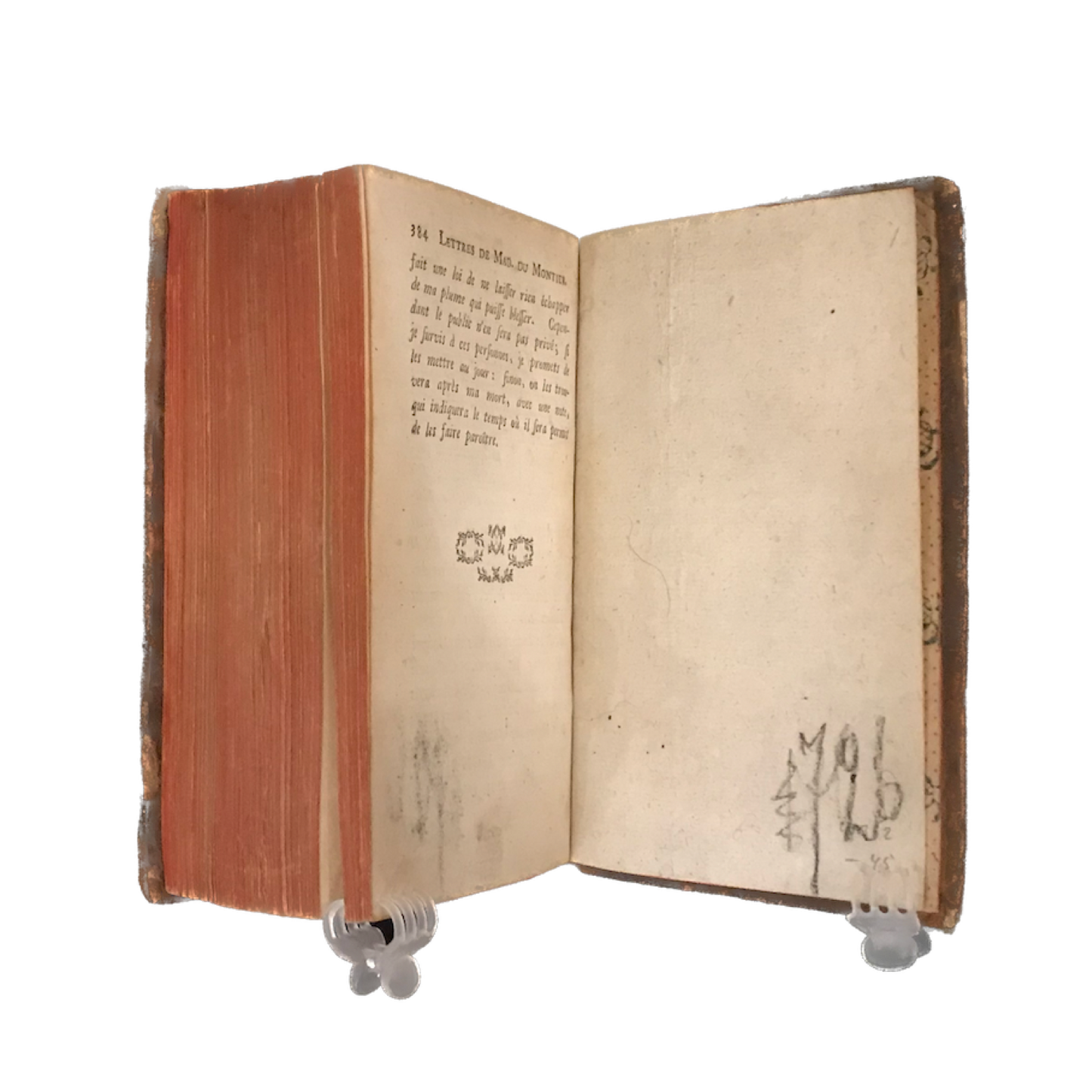 1767 - Le prince de Beaumont - Lettres de madame Du Montier - Rare E.O