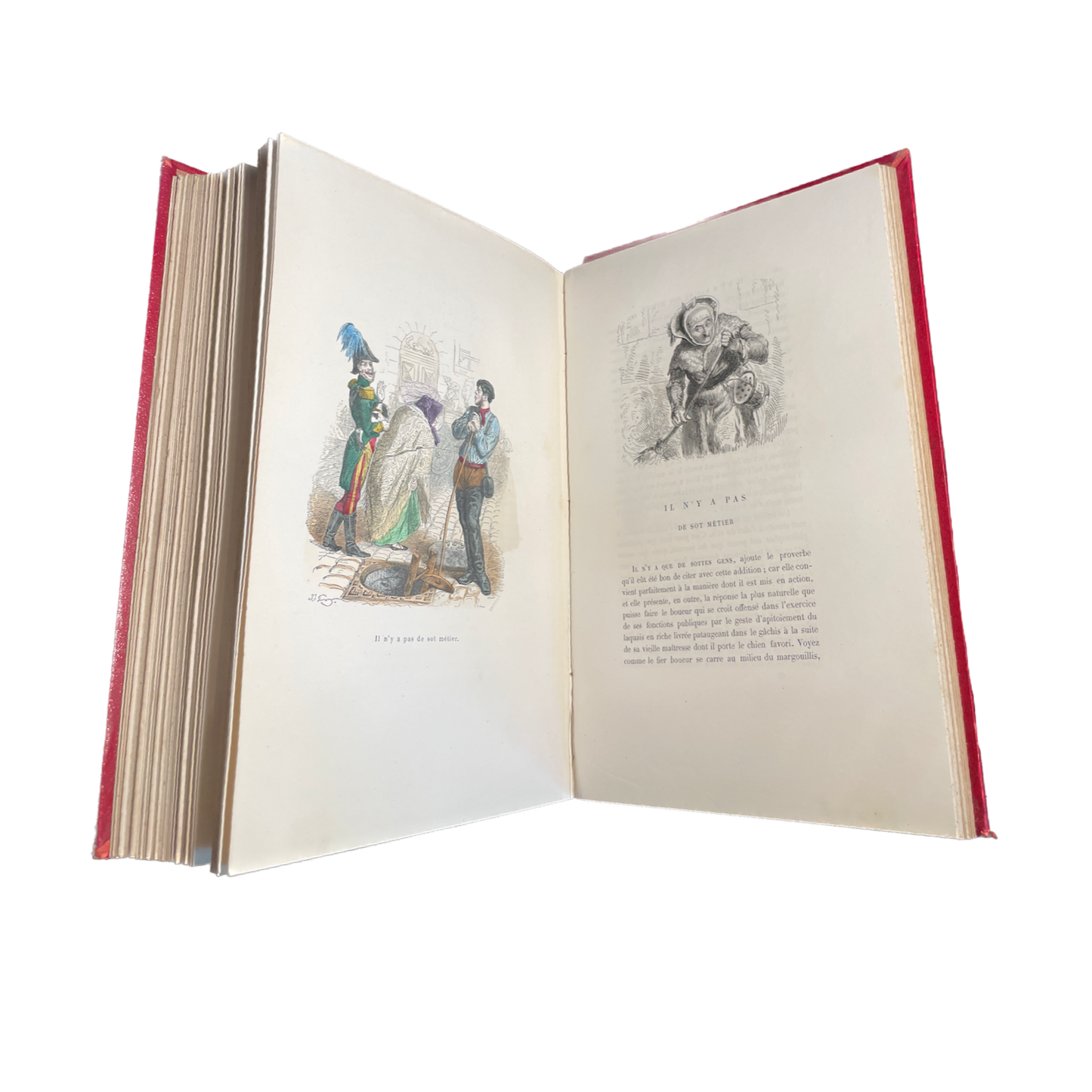 1860 - GRANDVILLE, QUITARD. Cent Proverbes