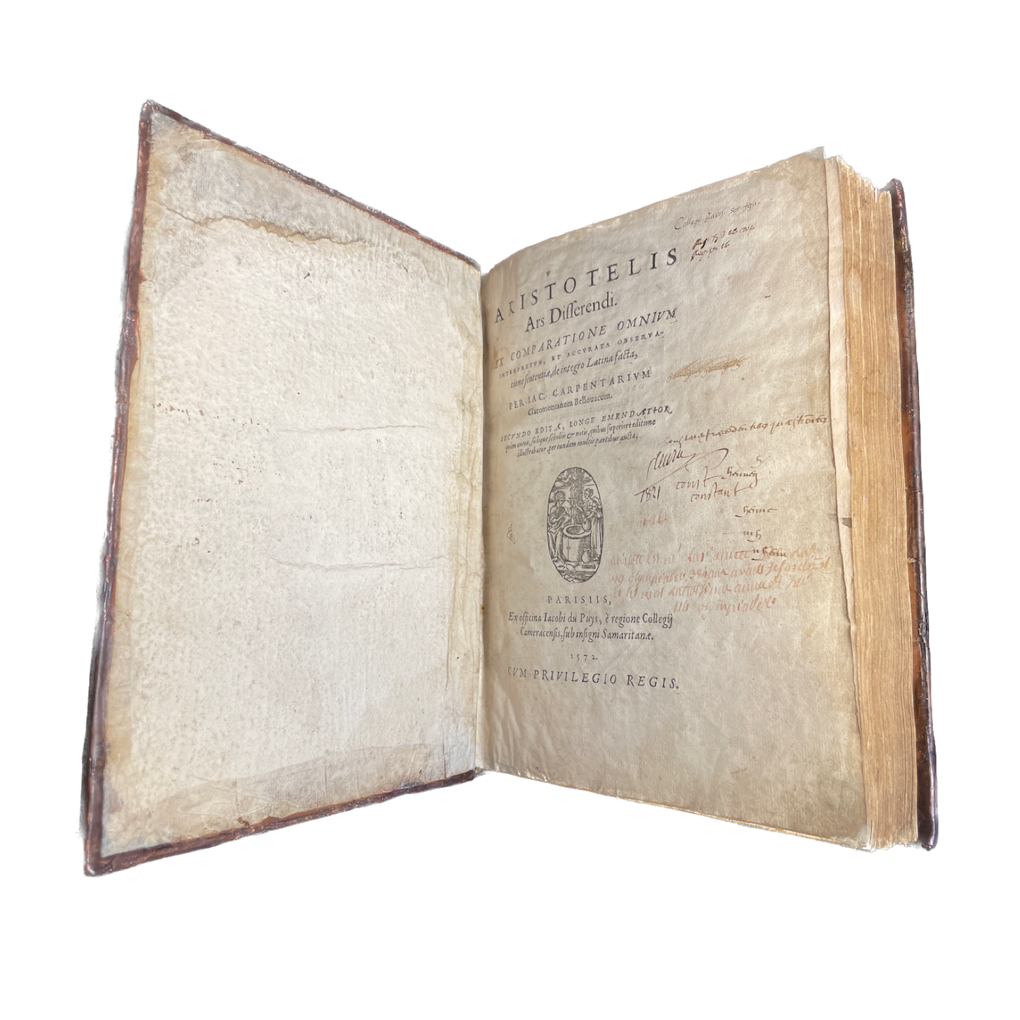 1572 - Aristotelis - Ars didderendi. Ex comparatione omnium interpretum, et accurata observatione sententiae