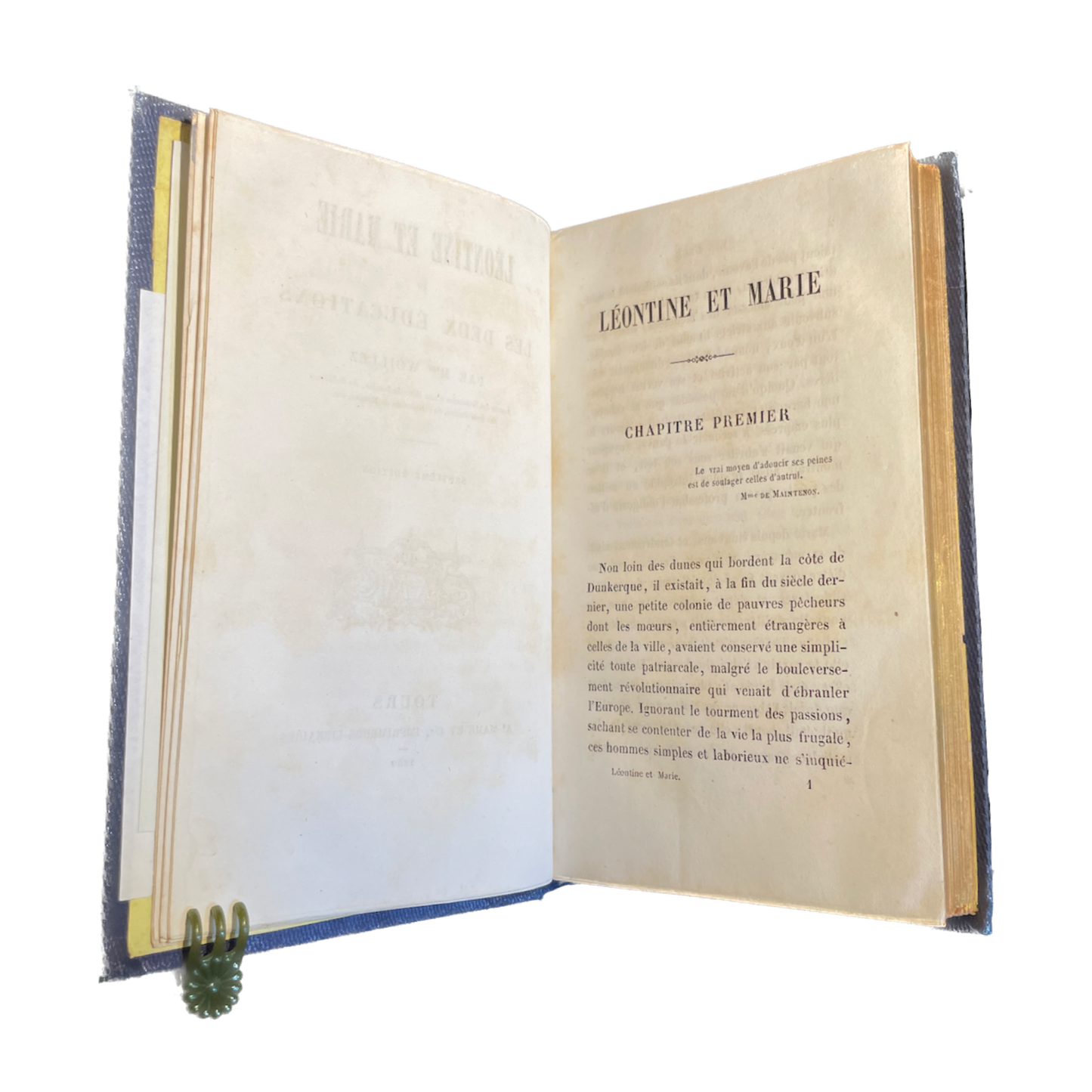 1860 - Mme WOILLEZ - Léontine et Marie, ed. Mame