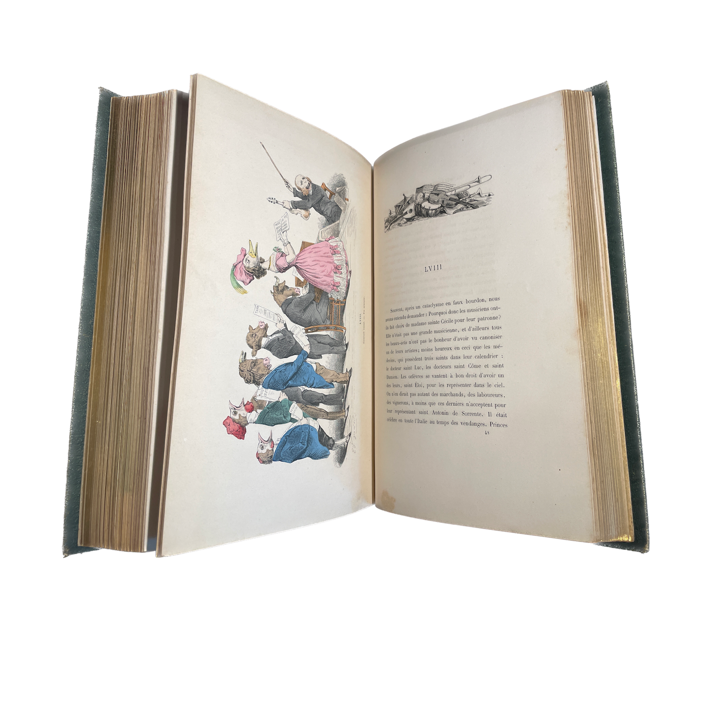 1869 - GRANDVILLE (JEAN JACQUES).Les Métamorphoses du jour. Nouvelle édition revue par Jules Janin