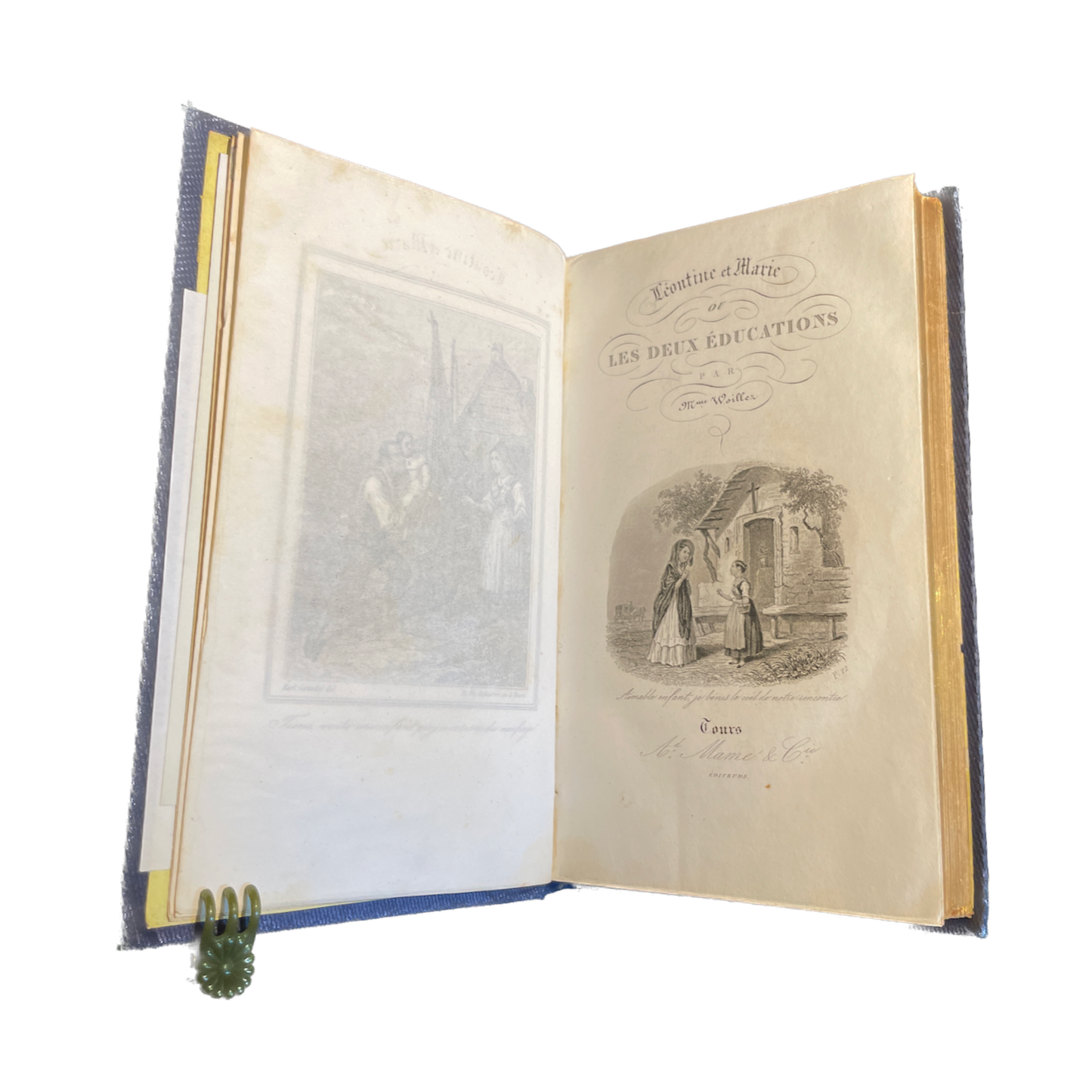 1860 - Mme WOILLEZ - Léontine et Marie, ed. Mame